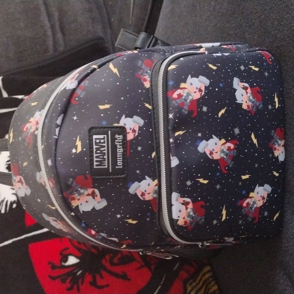 Loungefly Handbags - Loungefly Marvel Thor Chibi Galaxy Mini Backpack